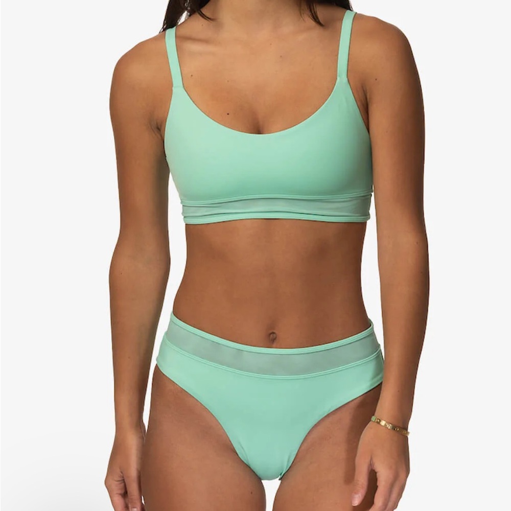 Small Jolyn Claire Spirulina Bikini Bottom Brand New